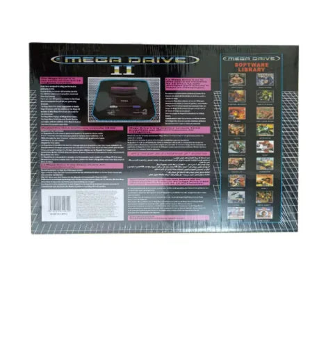 Consola de Juegos Retro de 16 Bits para Sega Mega Drive 2, Consola de Juegos MD de Estilo Antiguo (Incluye 5 Juegos de Diferentes Tipos)