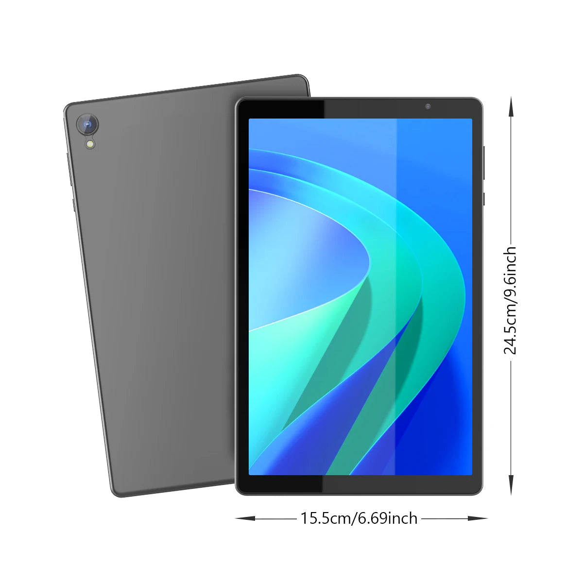 Tableta de 10 pulgadas, Android 14, procesador de cuatro núcleos, 4 GB de RAM (2 GB + 2 GB ampliable), almacenamiento de 32 GB, Wi-Fi, cámaras duales, 6000 mAh