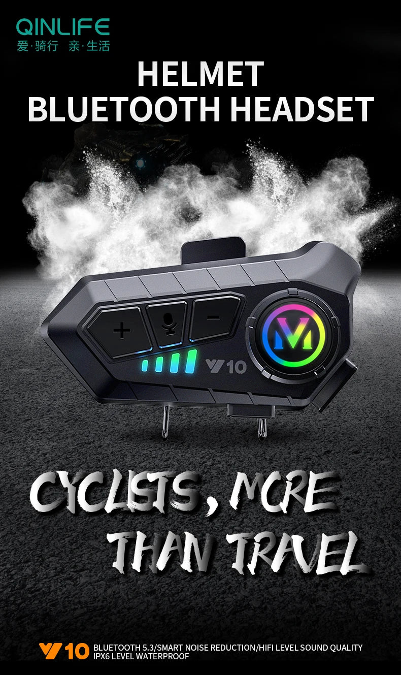 Y10 Kit Bluetooth para Casco de Moto Manos Libres