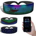 Gafas LED con Control por Aplicación, Lentes Futuristas Luminosas para Fiestas, Bares, Festivales y Espectáculos