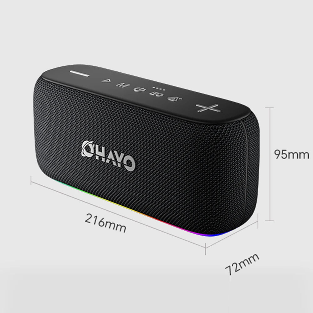 Ortizan OHAYO-S15 Altavoz de Estantería Bluetooth LED