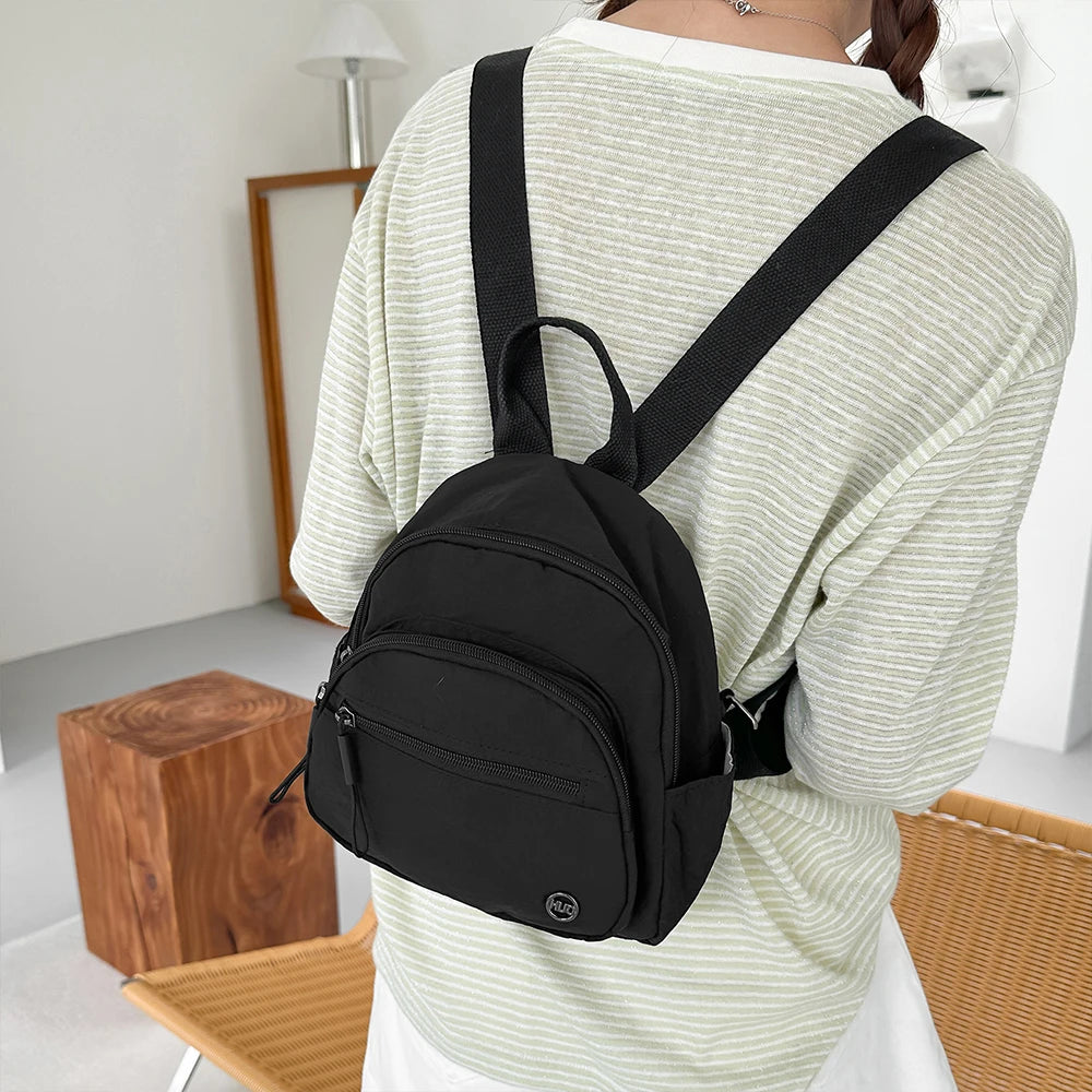 Mini Mochila Japonesa para Viajes de Mujer, Ligera, Pequeña, Mochila Ligera para Compras al Aire Libre, Bolso Pequeño