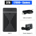 Disco Duro para Juegos de 3 TB con Más de 17000 Juegos, Launchbox, Playnite y Retrobat para PS4/PS3/PS2/Switch/Wii/Wiiu/N64 para PC/Laptop con Windows