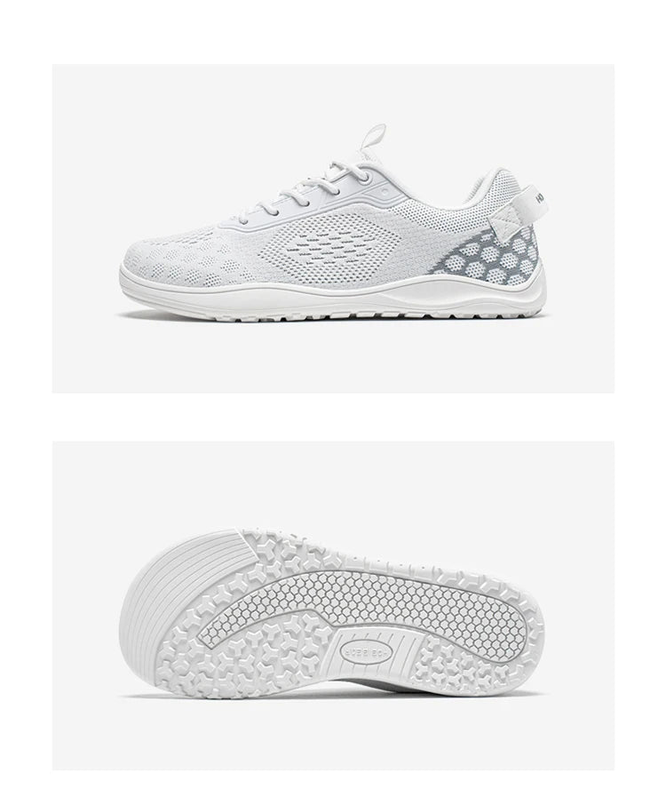 HOBIBEAR Zapatos descalzos de punto, zapatillas unisex con punta ancha y caída cero, zapatos informales transpirables minimalistas para caminar