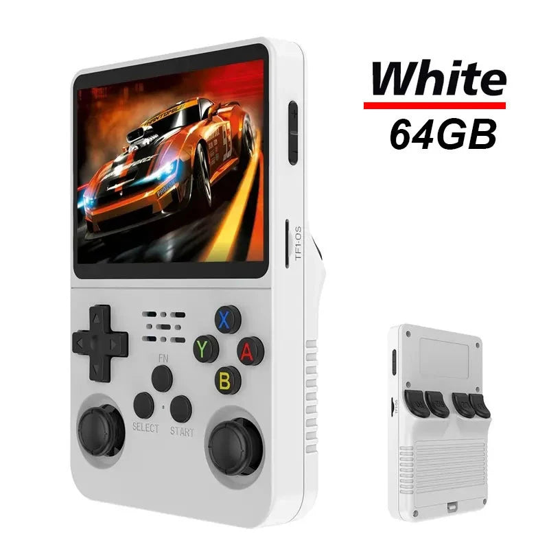 Consola de Juegos Retro Arkos R36S, Pantalla 3.5 Pulgadas, 64GB o 128GB