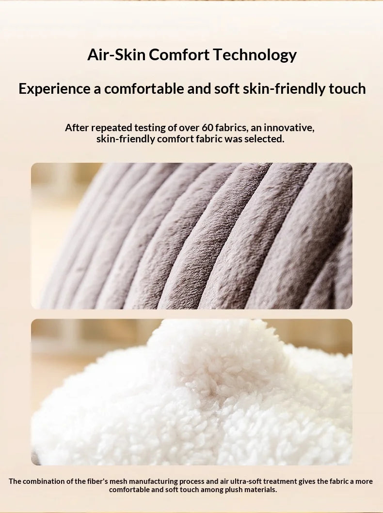 Cama para Gatos de Felpa Semicerrada con Capucha - Cálida y Lavable