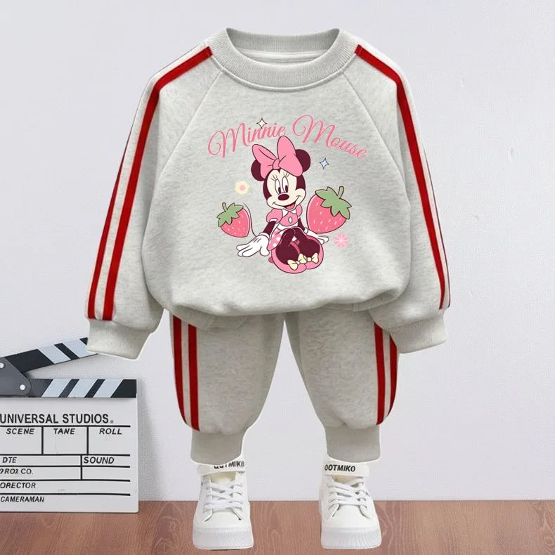 Conjuntos de ropa para niños, sudaderas con capucha y pantalones de rayas laterales, conjunto de sudaderas informales de dos piezas, nuevo estilo, primavera 2026