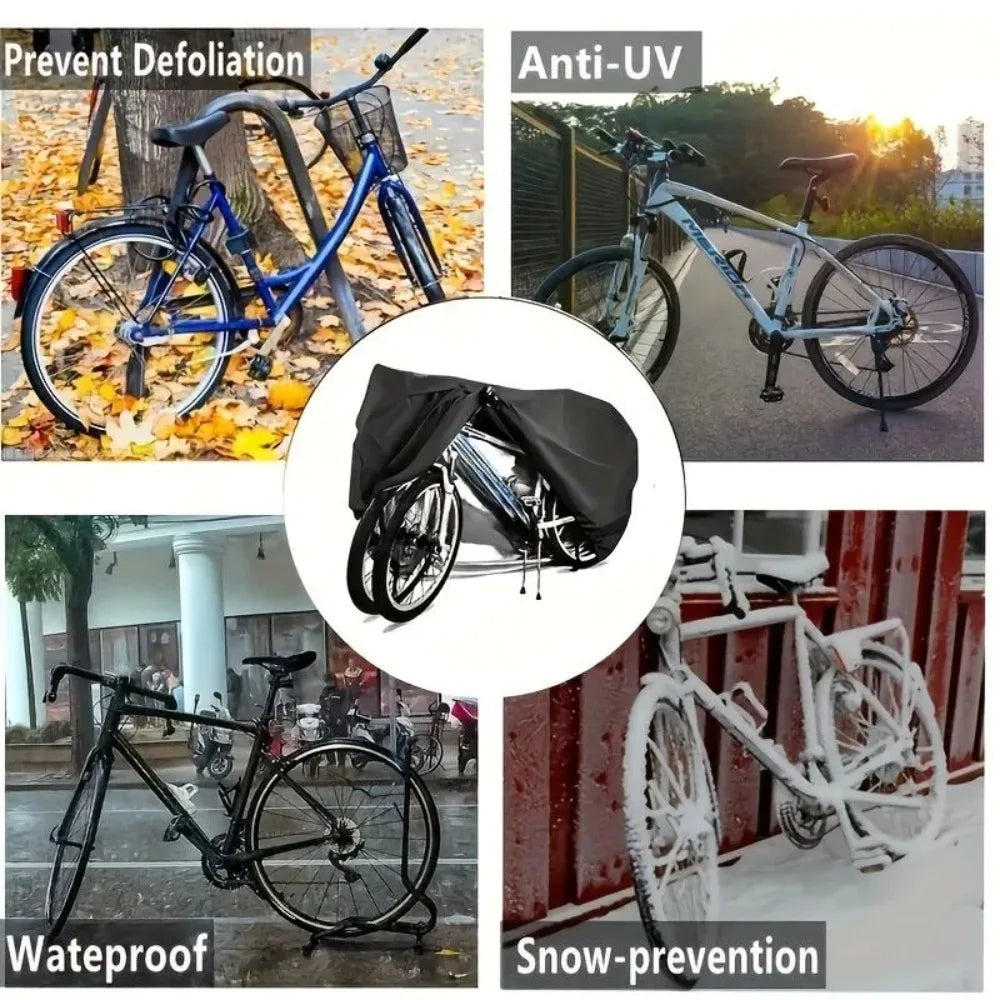 Funda Universal para motocicleta, a prueba de sol, a prueba de polvo, impermeable, para bicicleta, Scooter, protección UV, rayas reflectantes