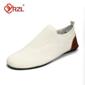 Mocasines YRZL, mocasines suaves para conducir, zapatos planos de alta calidad para caminar para hombre, mocasines informales de malla transpirable, zapatos sin cordones para hombre