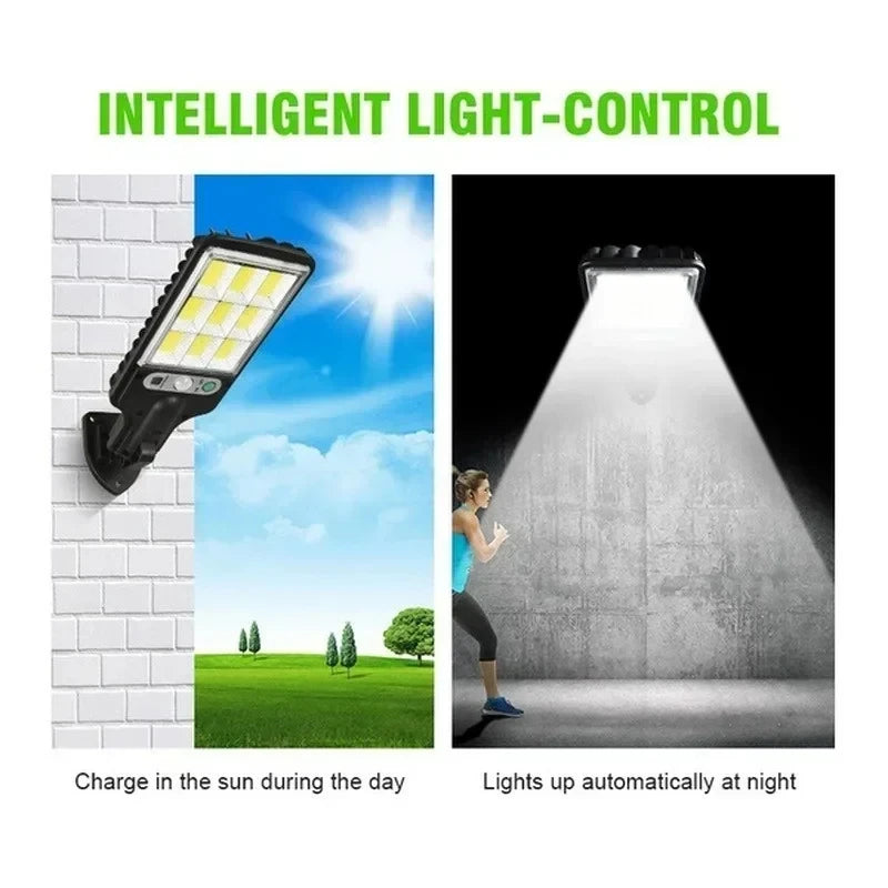 Luz Solar LED para Exterior con Sensor de Movimiento IP65