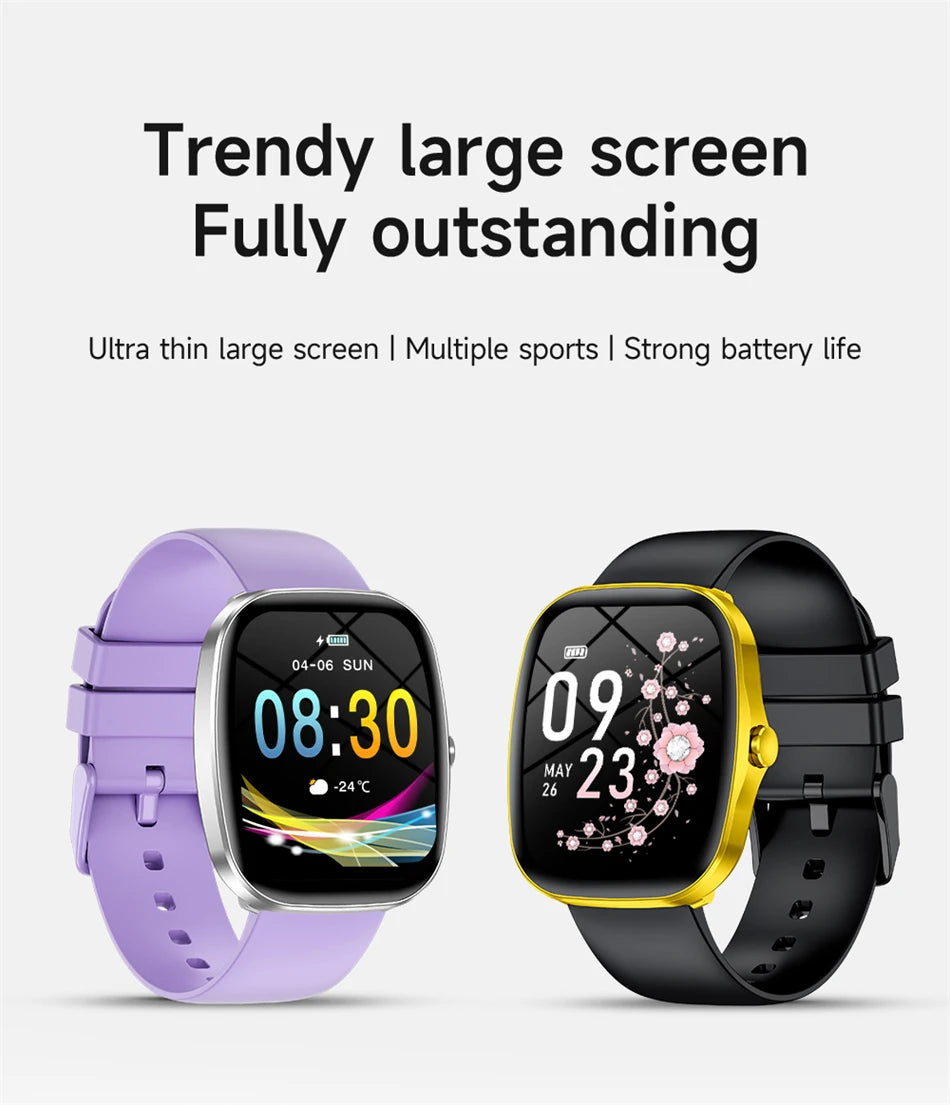 Reloj Inteligente HD 1.53 Pulgadas SpO2 Resistente Agua