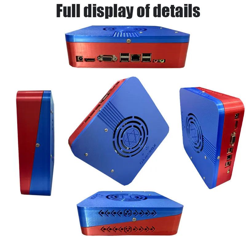Consola de juegos de doble sistema GD10 Plug&Play para TV I3-3110M, 500G/1T ROM, más de 70000 juegos para Wii, PS2, N64, PSP, GameCube, N64, con mando inalámbrico.