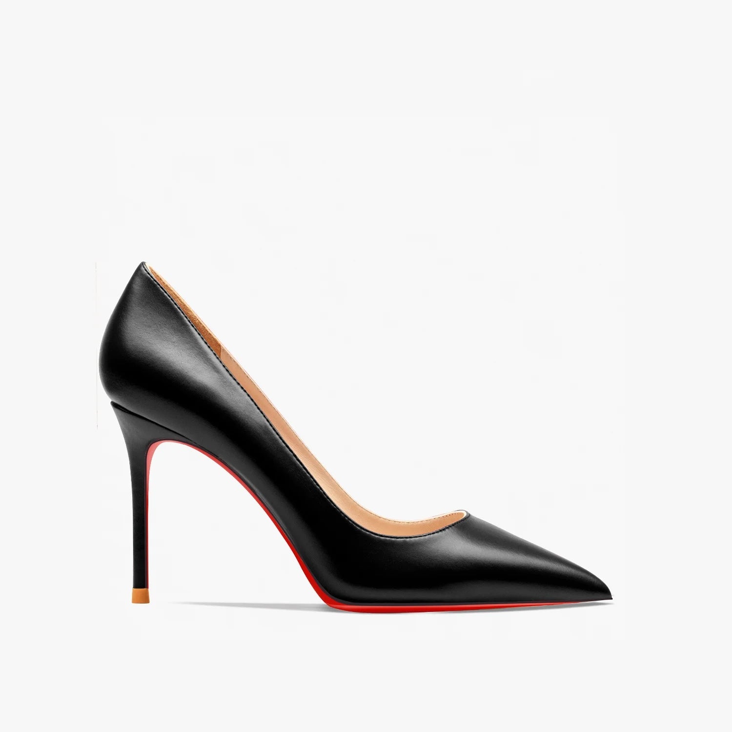 Zapatos de Tacón Alto de Punta Fina para Mujer – Cuero Mate