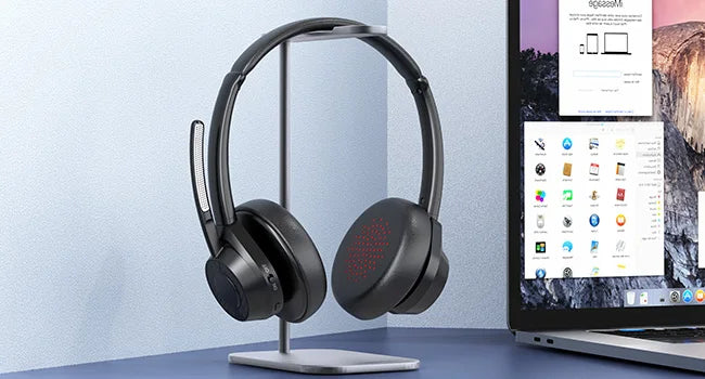 Auriculares Bluetooth 5.4 con Micrófono ENC y Conexión Multipunto