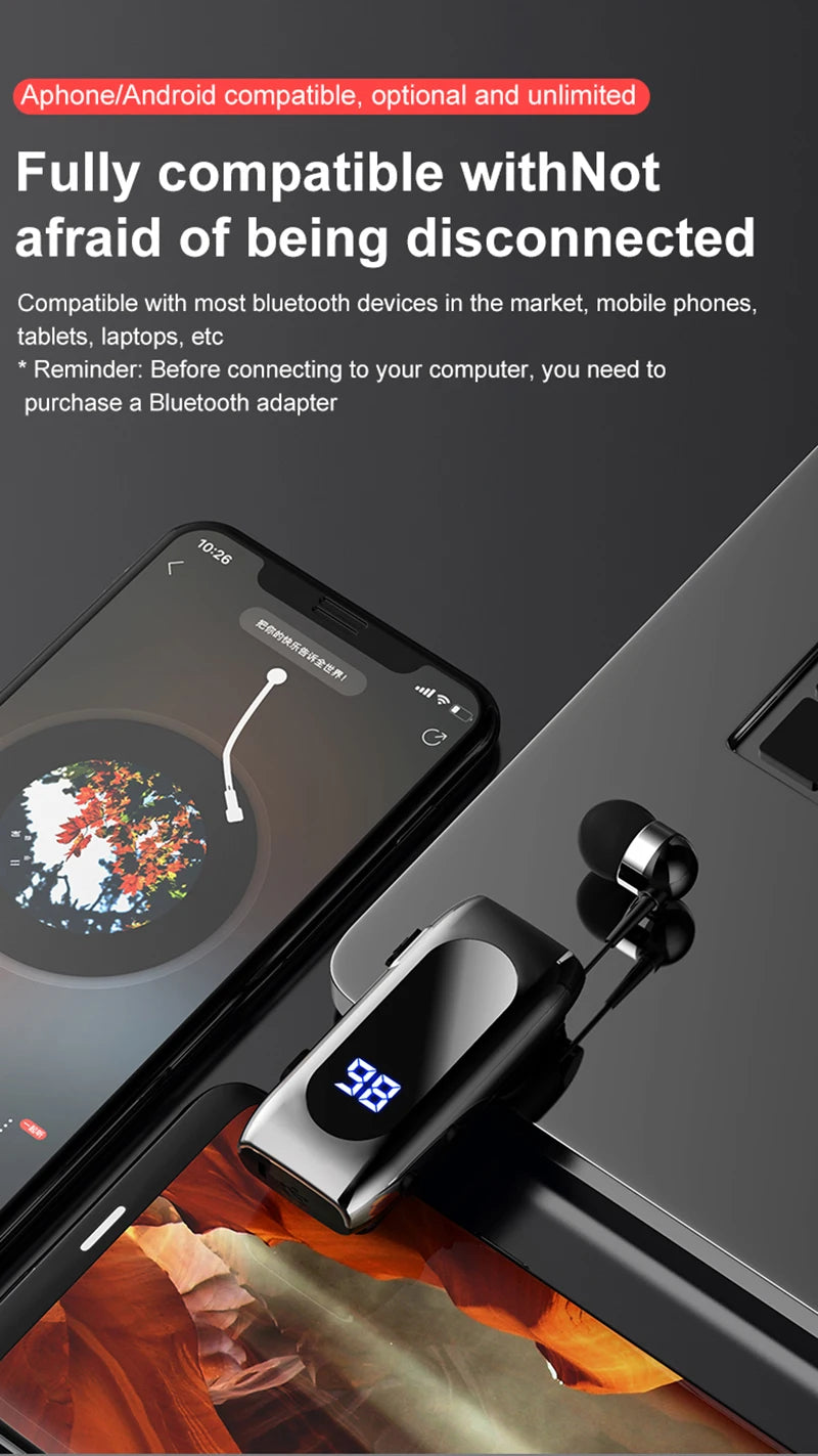 K55 Auriculares Bluetooth con Pantalla LED Digital