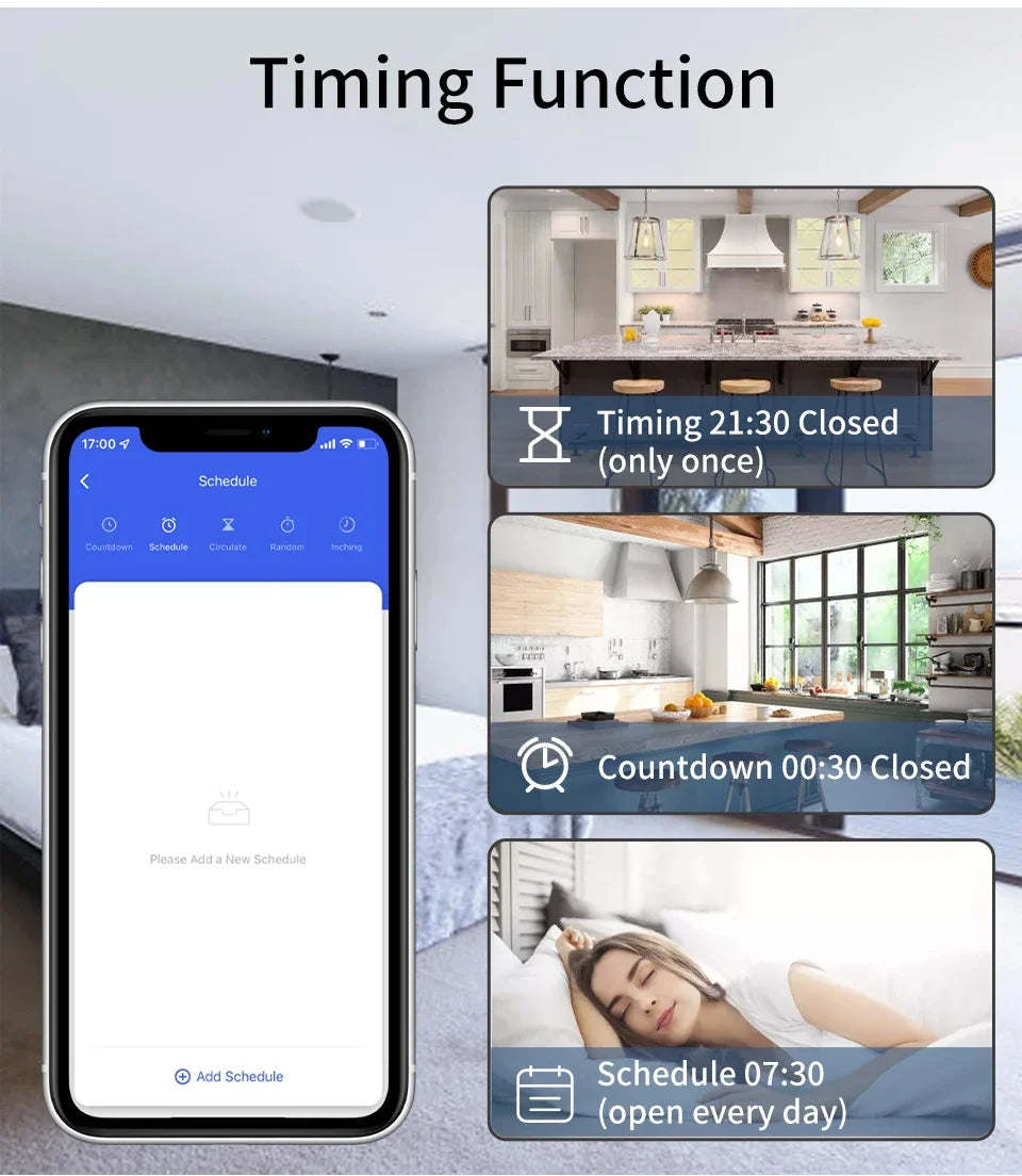 Interruptor Inteligente WiFi Tuya RF 16A Smart Life