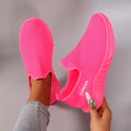 Zapatillas planas de malla transpirable para mujer — Calzado informal de verano