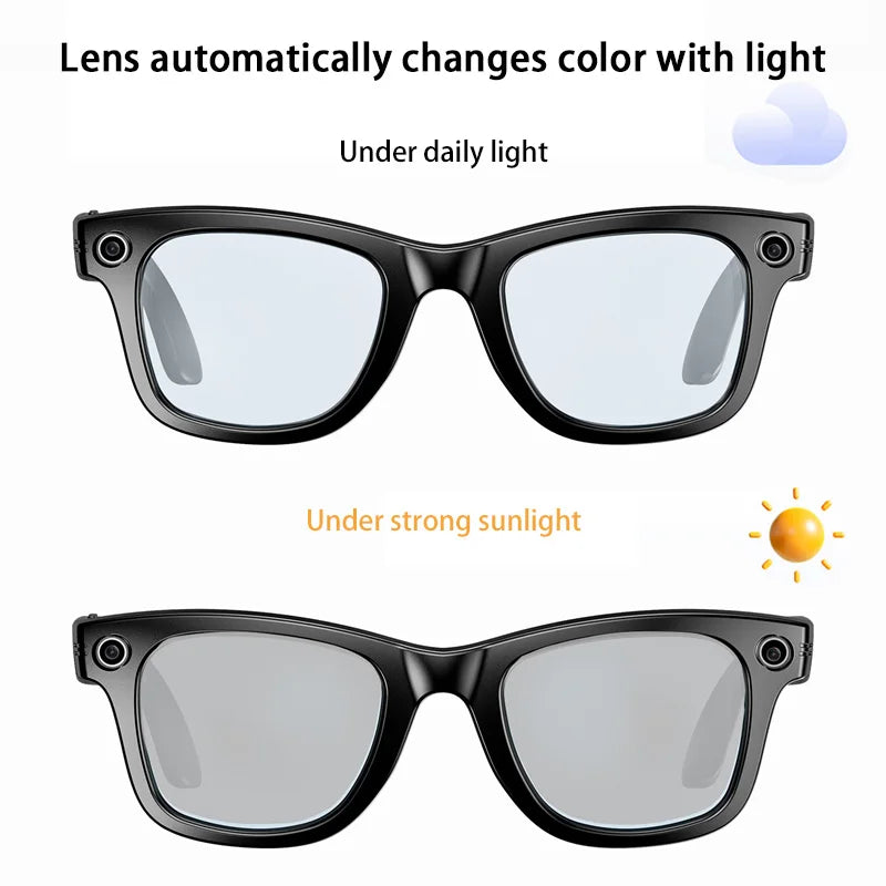 Gafas Inteligentes 4K con Cámara IA y Traducción