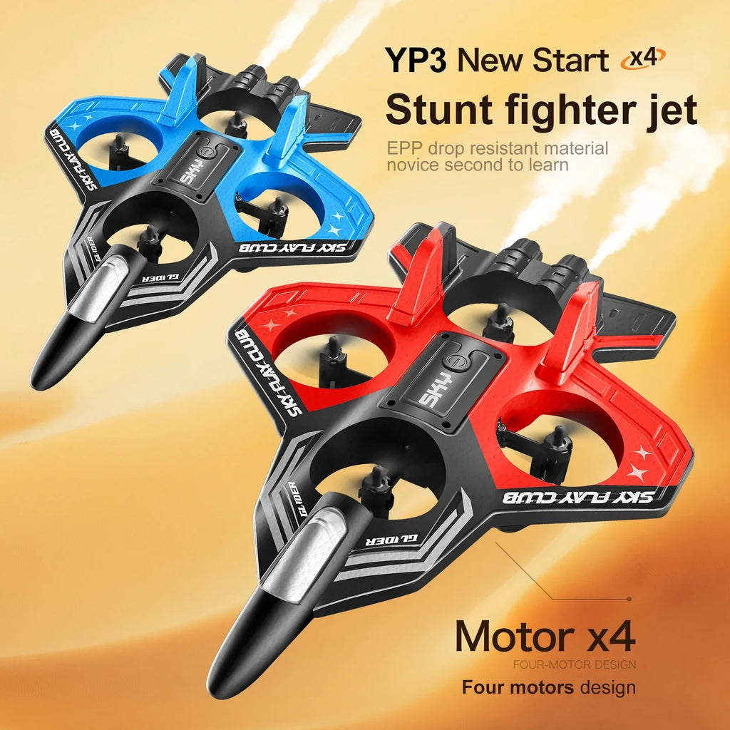 Dron RC Planeador YP3 con Luces LED y Control Remoto 2.4G