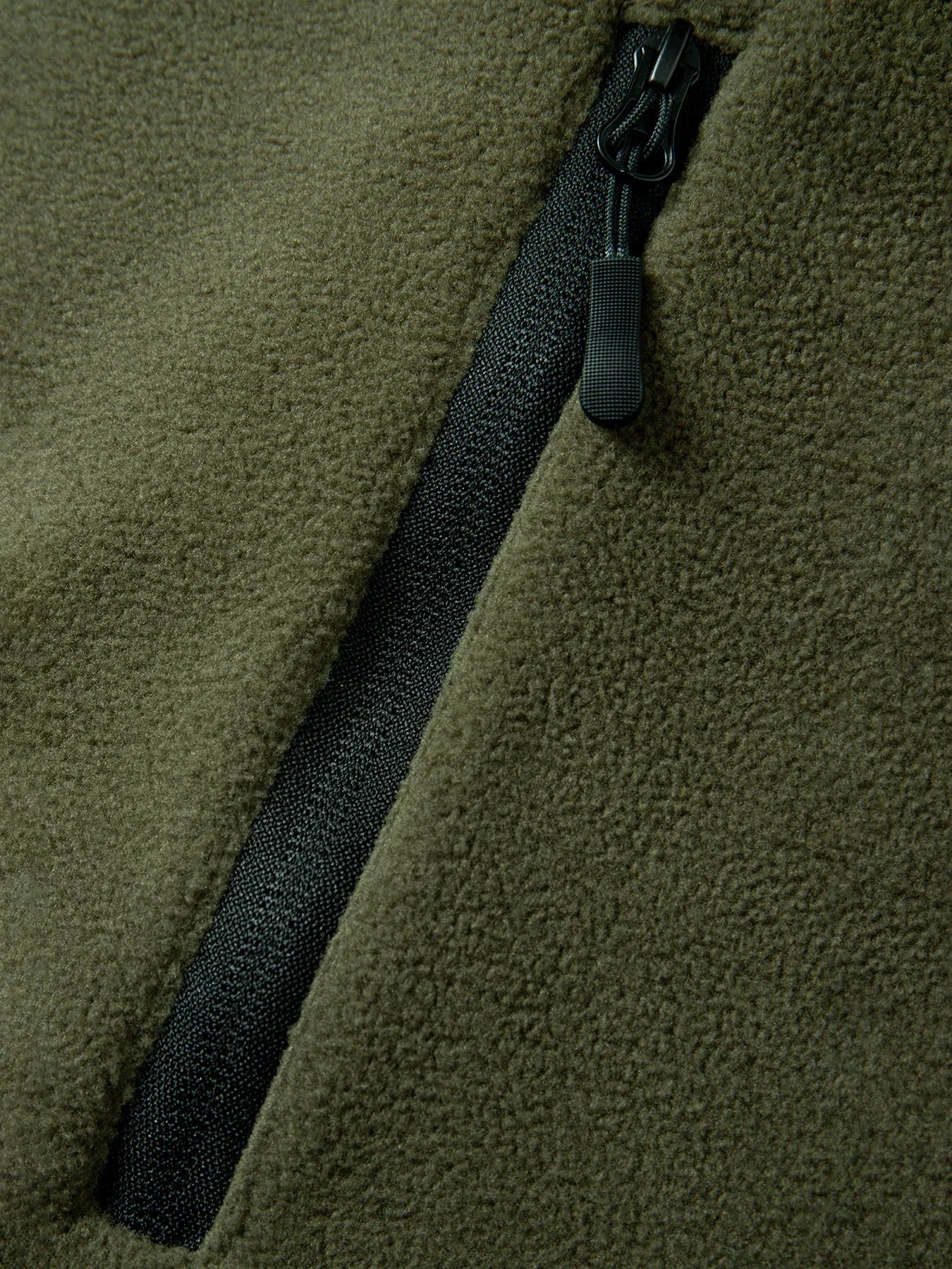 Chaqueta Polar Táctica con Capucha para Hombre | Cremallera Completa