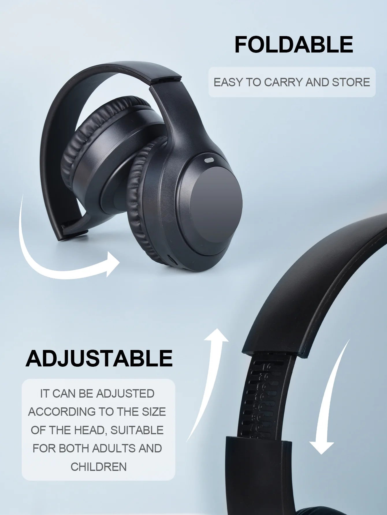 # Auriculares inalámbricos Bluetooth 5,3 auriculares estéreo HIFI auriculares deportivos verdaderos para jugadores reproductor de música TF/AUX con micrófono HD regalos