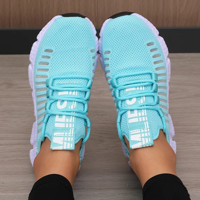 Zapatillas deportivas de plataforma para mujer — transpirables y cómodas