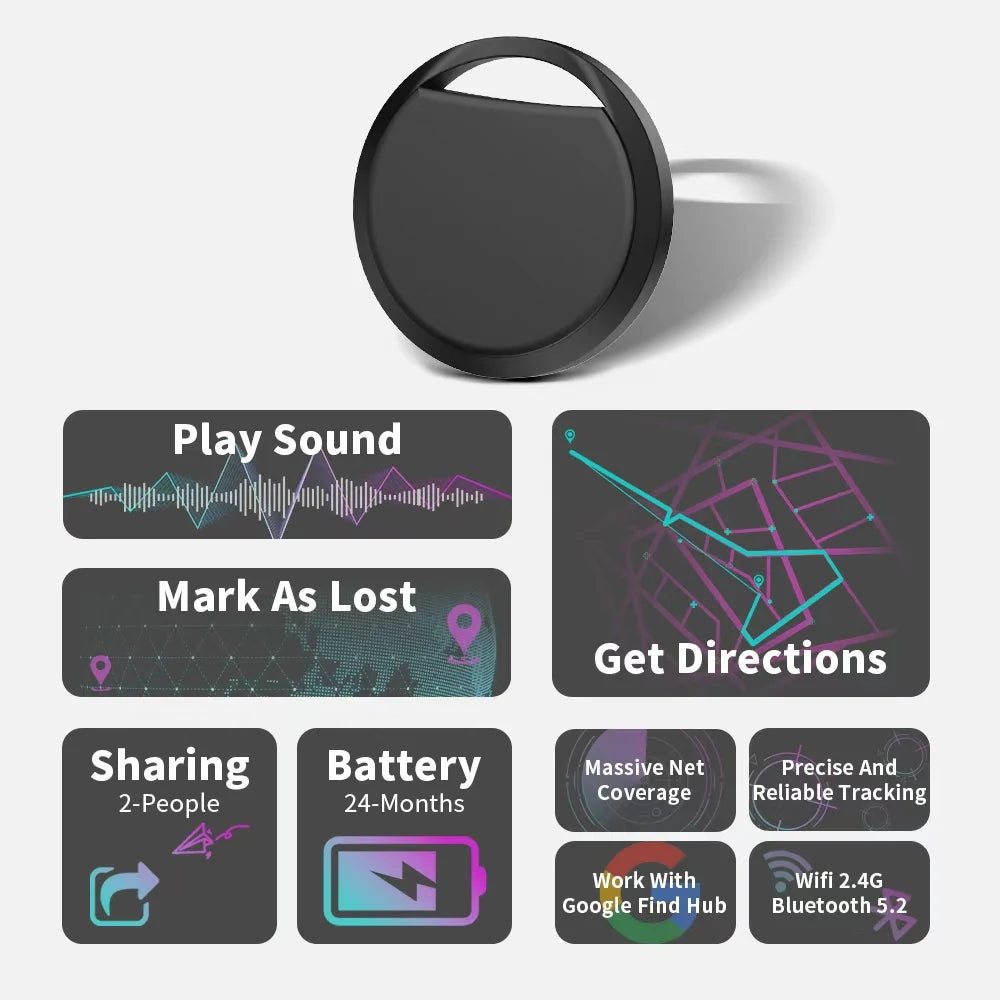 Rastreador Bluetooth para Android | Compatible con Google Find Hub