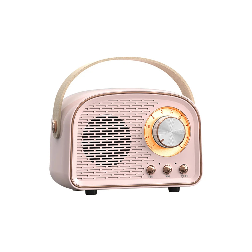Retro Bluetooth Audio portátil inalámbrico Bluetooth Audio hogar al aire libre Mini altavoz
