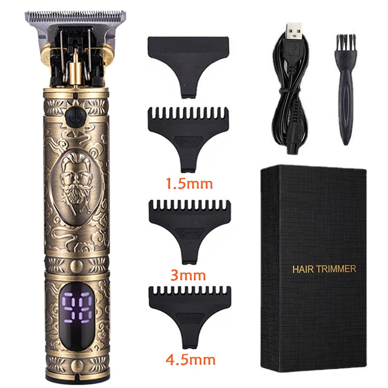 Afeitadora Inalámbrica T9 Recortadora de Pelo para Hombre