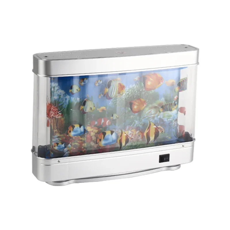 Lámparas de tanque de peces tropicales, decoración de acuario Artificial, océano Virtual en movimiento, luz nocturna para niños, regalo de Halloween y Navidad, juguete