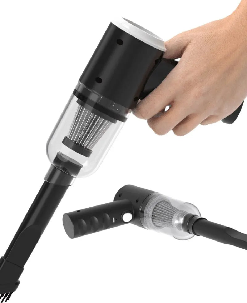 Aspiradora para Coche Inalámbrica, 9000Pa, Carga USB, Húmedo y Seco