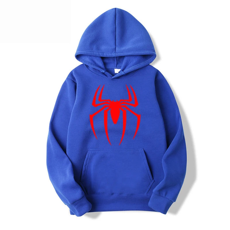 Hoodie Estampado Araña para Hombre | Buzo con Capucha Urbano