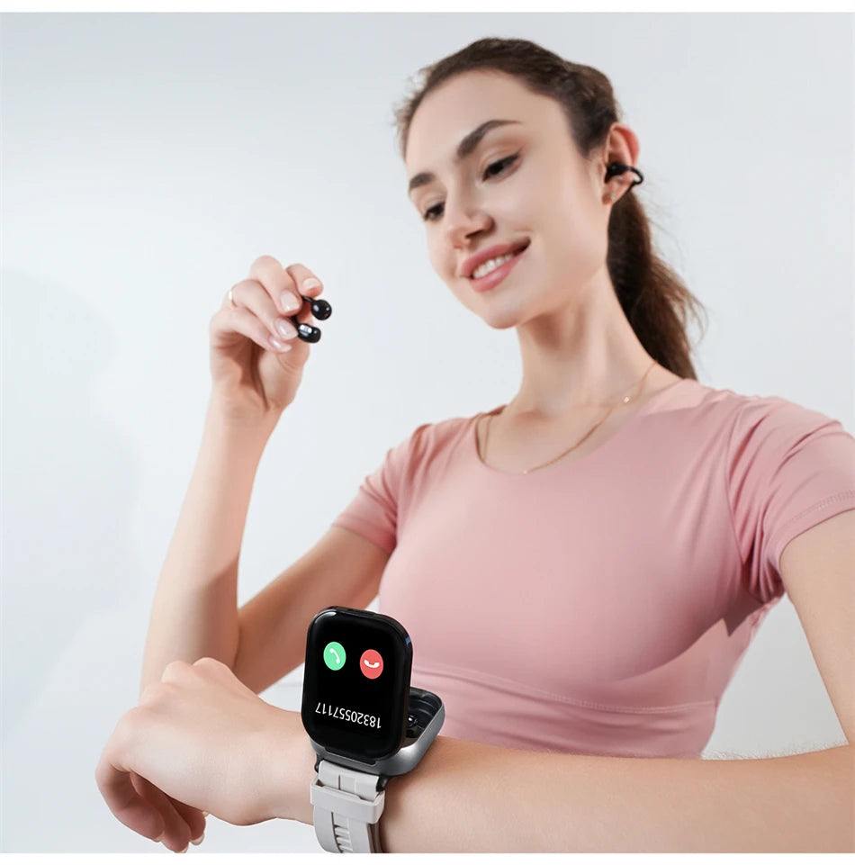 Reloj Inteligente LIGE con Auriculares Bluetooth 2 en 1
