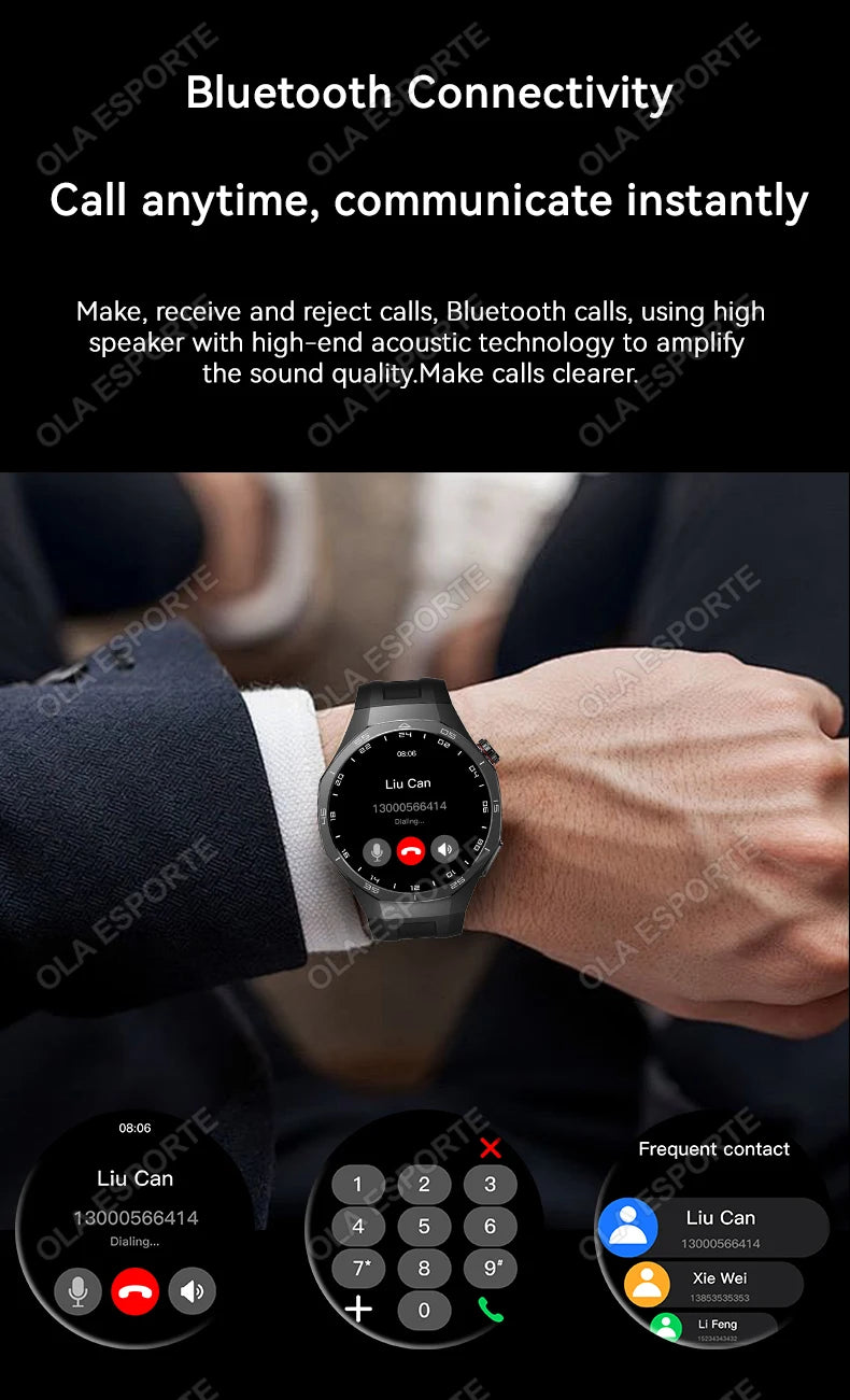 Reloj Inteligente 2026 Watch 5 Pro con GPS, Pantalla AMOLED de 360*360, NFC, Llamadas Bluetooth, Resistente al Agua, Monitor de Salud, Reloj Inteligente para Hombre Hw1