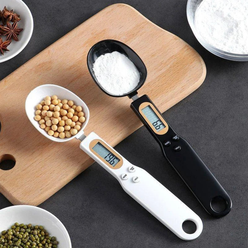 Cuchara de pesaje, báscula, herramienta de cocina casera, medición electrónica de café, alimentos, harina en polvo, hornear, medición Digital LCD ajustable