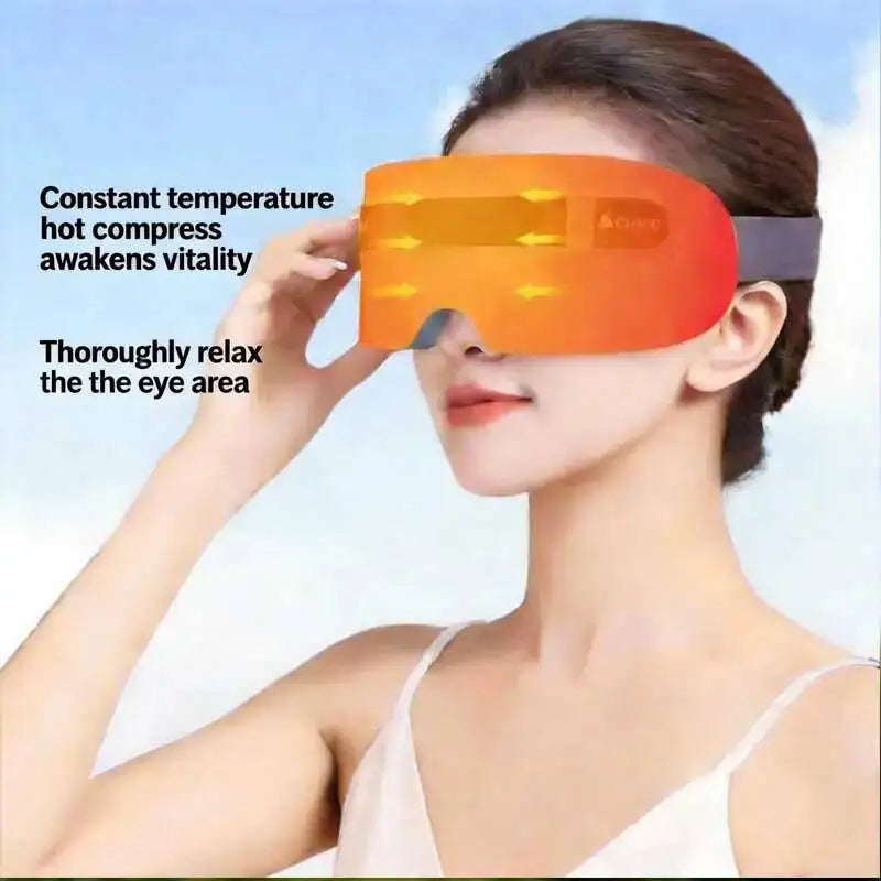 Masajeador Eléctrico Portátil para Ojos con Vapor y Vibración