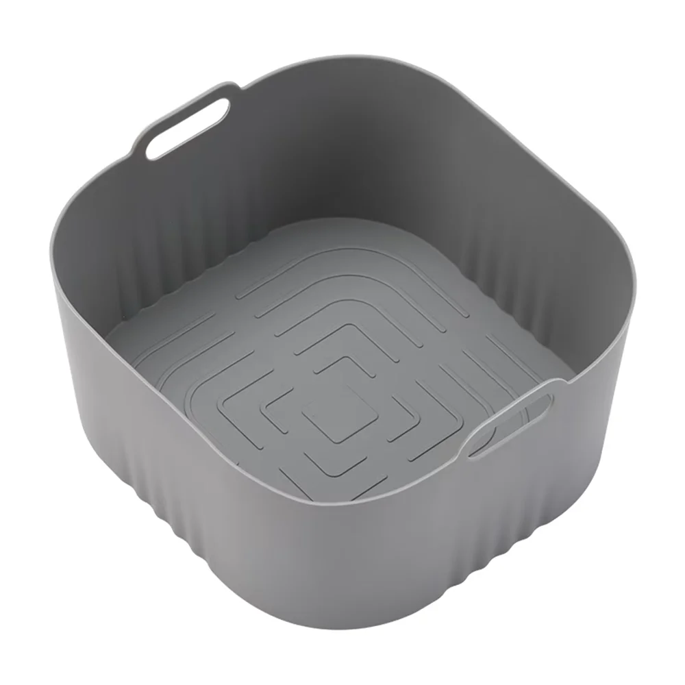 Bandeja de silicona reutilizable cuadrada para freidora de aire, molde para pan con tapete de silicona, molde para pasteles para herramientas de parrilla HD9252, HD9200 y HD9255