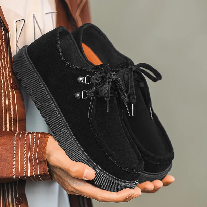 Zapatos descalzos con punta ancha para hombre, calzado informal retro clásico, zapatos ligeros para deportes al aire libre, zapatos para caminar, zapatos de trabajo de suela gruesa de color caqui