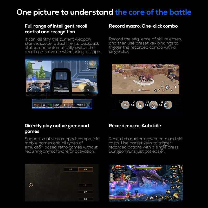 Controlador de Juegos Móviles Memo MB05, Joystick Hall, Disparo Especial, Combo para Android, Periféricos para Juegos Móviles, Gamepad Valorant