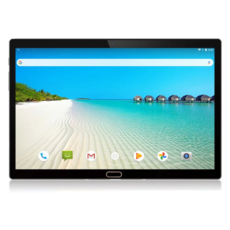 Tablet Android 10 de 10.8 Pulgadas con 8GB de RAM y 128GB de ROM, Compatible con Llamadas 2G/3G/4G, Tipo-C, Cámara Dual, Procesador MT6797 de 10 Núcleos, 2560x1600 Píxeles, 1 Ranura para Tarjeta SIM