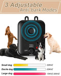 Dispositivo antiladridos automático para el control de ladridos de perros, dispositivo disuasorio ultrasónico recargable para ladridos de perros, exterior e interior