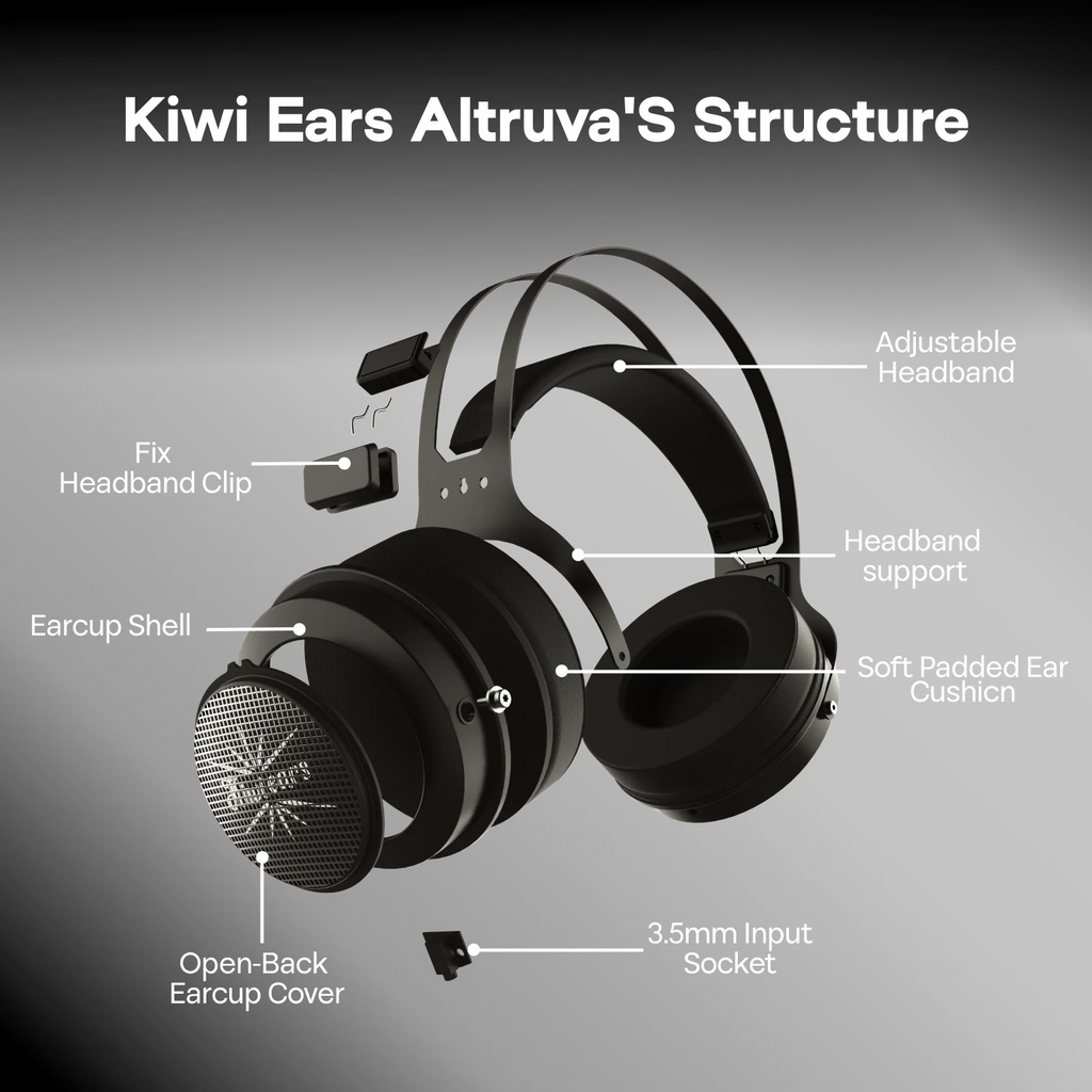 Auriculares Kiwi Ears Altruva Hi-Fi Open Back 50mm