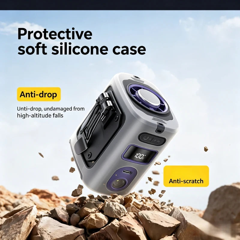 Ventilador de Cintura con Refrigeración por Semiconductor y Carga USB