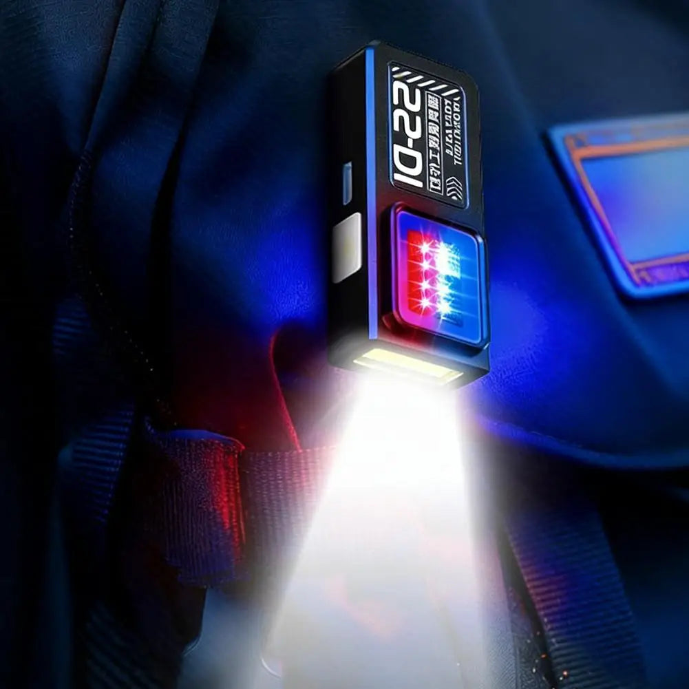Mini Linterna LED Recargable USB con Imán, Luz de Trabajo Portátil