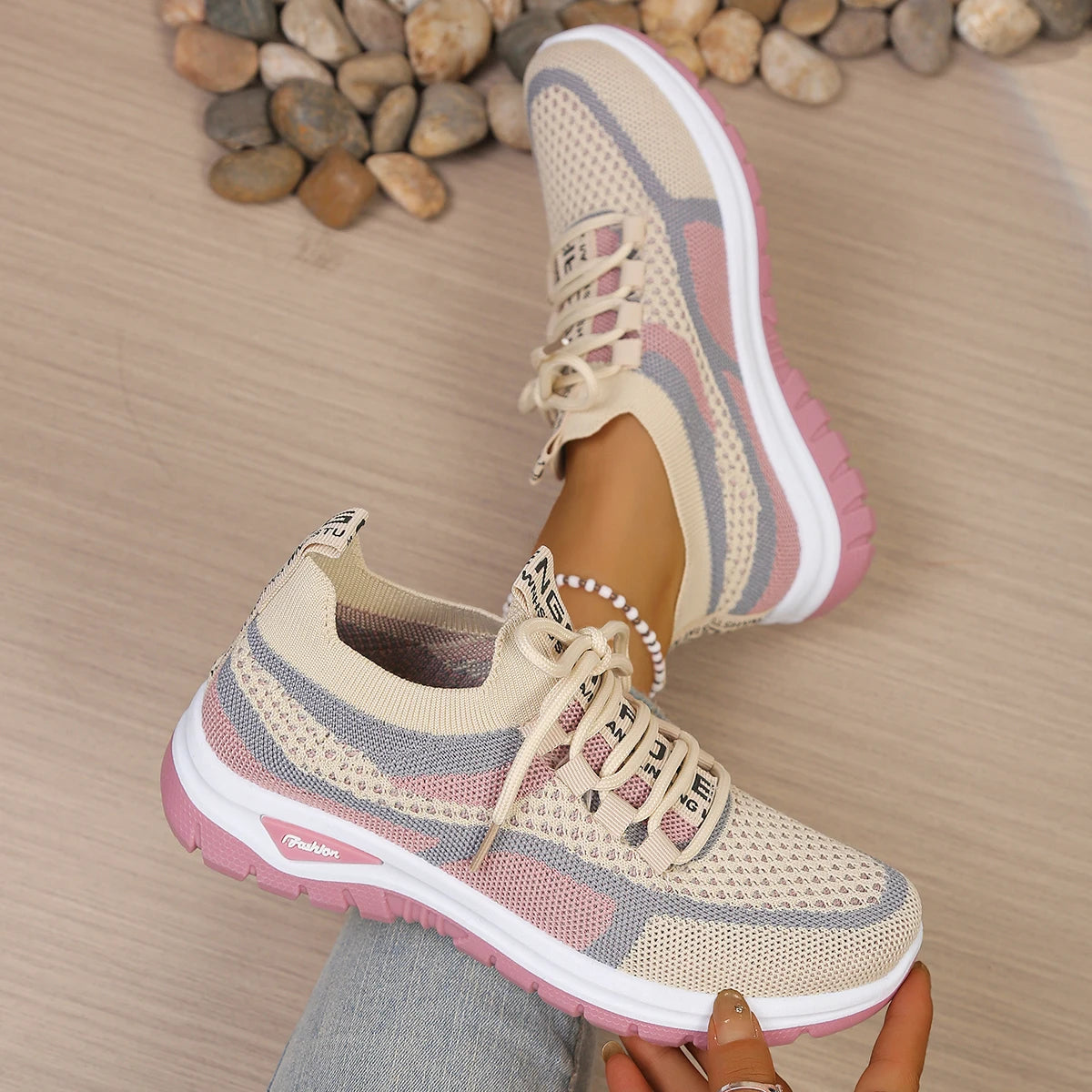 Zapatillas Casuales de Verano para Mujer – Diseño Bicolor
