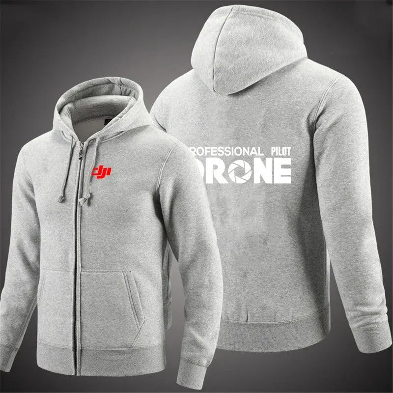 Sudadera con Capucha DJI Pilot para Hombre, Color Sólido