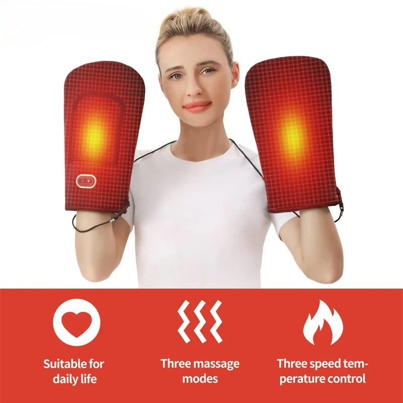 Guantes Calefactables con Masajeador para Manos y Muñecas