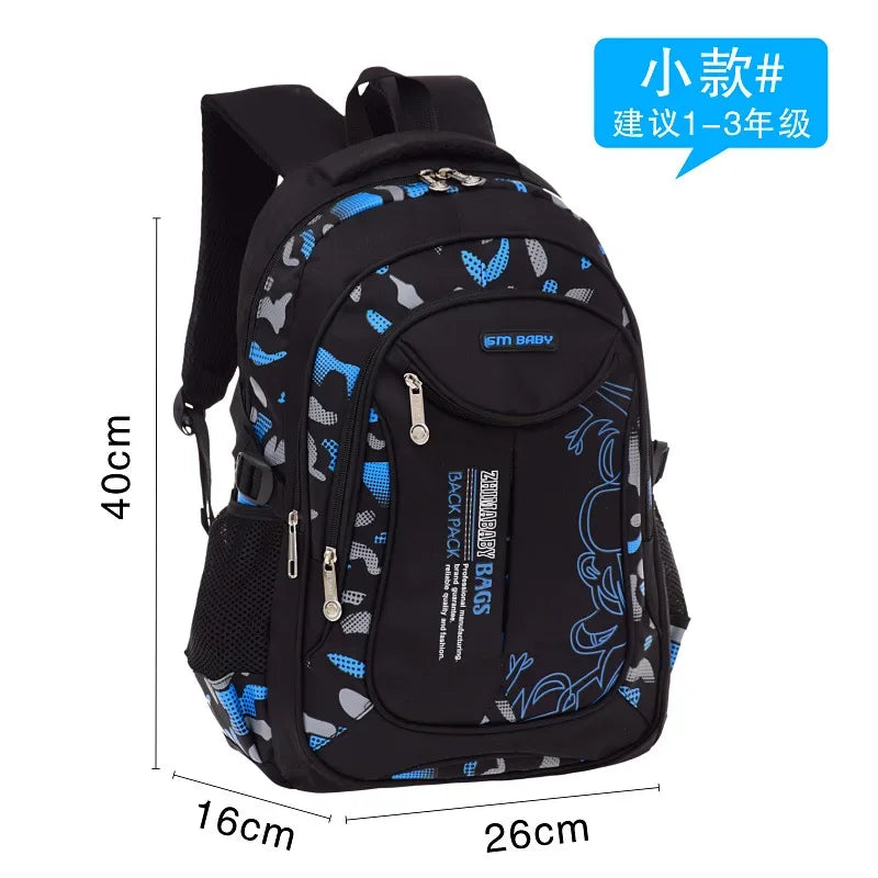 Mochila Ortopédica Impermeable para Niños de Primaria