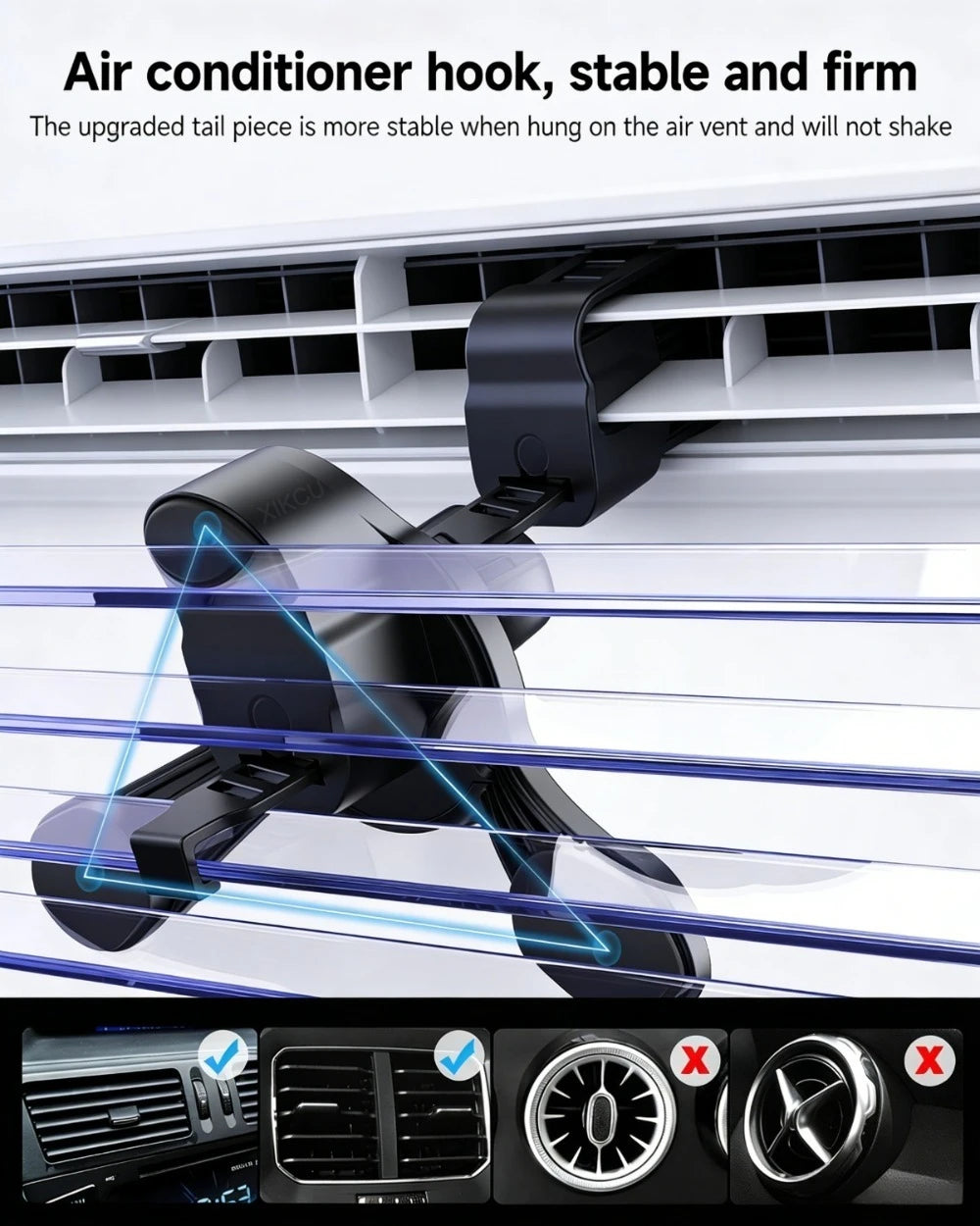 Cargador Inalámbrico Magnético para Auto TEC-Cooler Qi2.2 25W para iPhone 16/17 Pro Max, Carga Rápida, Soporte para Teléfono con Ventilación de Aire para iPhone 17~12