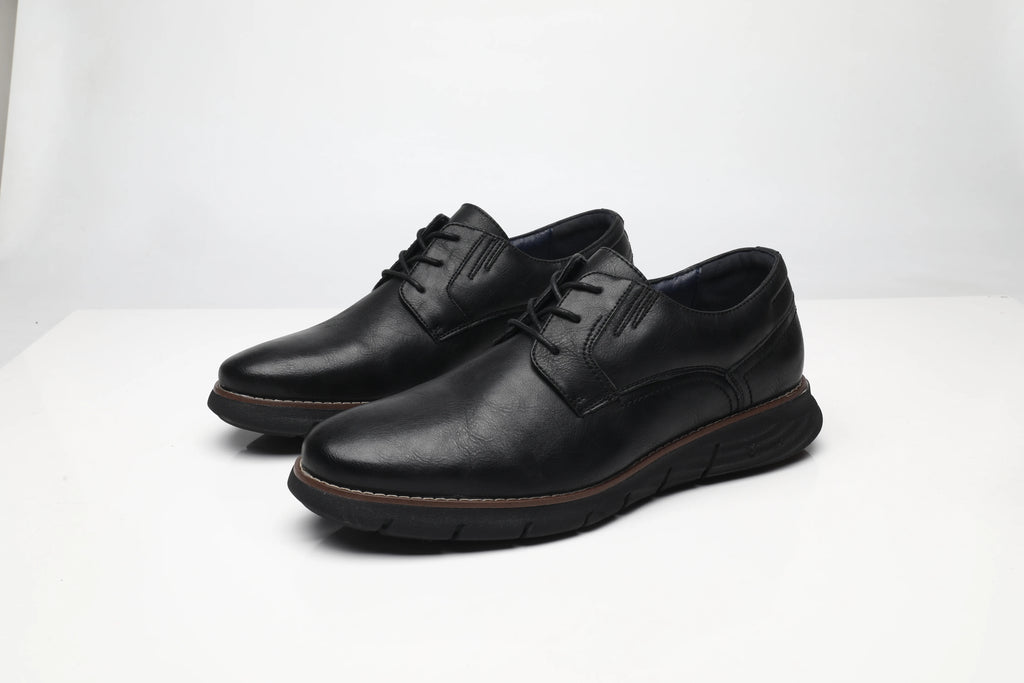 Zapatos Casuales de Cuero para Hombre con Cordones